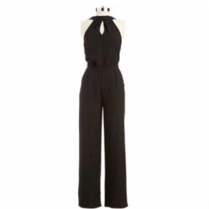 Sleeveless Black Halter Jumpsuit Size Small